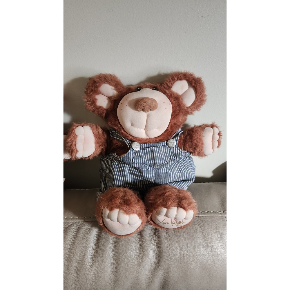 Furskins 15" BUBBA Bear w/Overalls Xavier Roberts Vintage